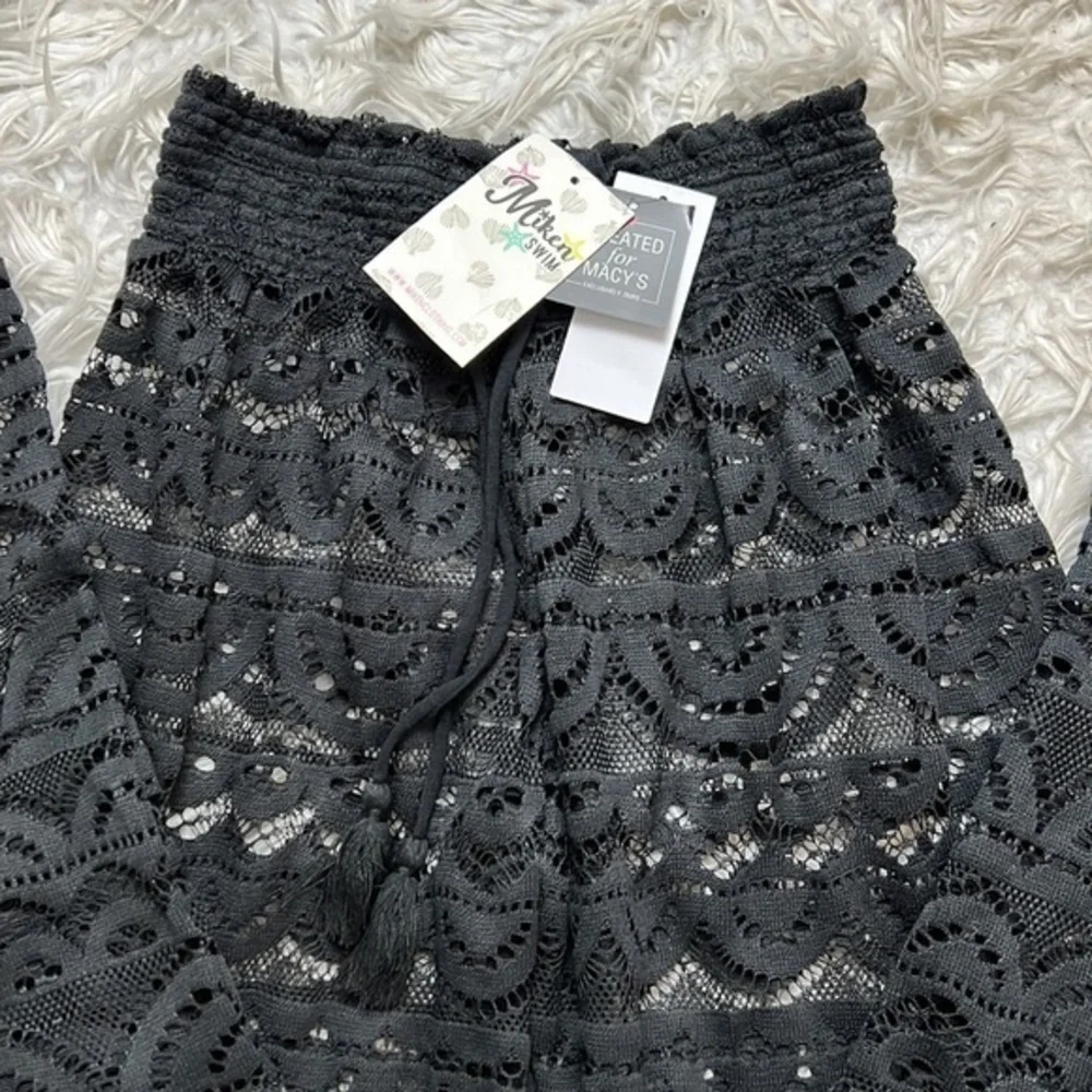 Scallop Hem‎ Pants with Tassel Tie, Created for Macy's